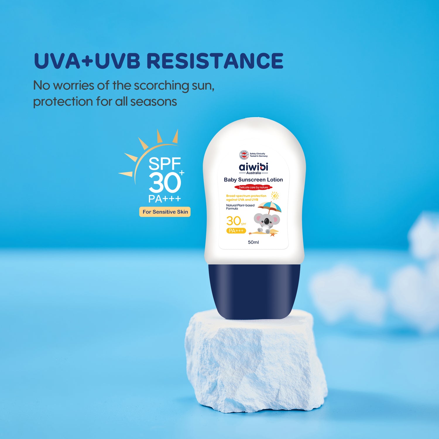 لوشن واقٍ من الشمس بمعامل حماية SPF 30